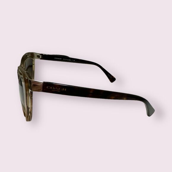 Coach HC 8171 Tortoise Cat Eye Sunglasses - Picture 3 of 8